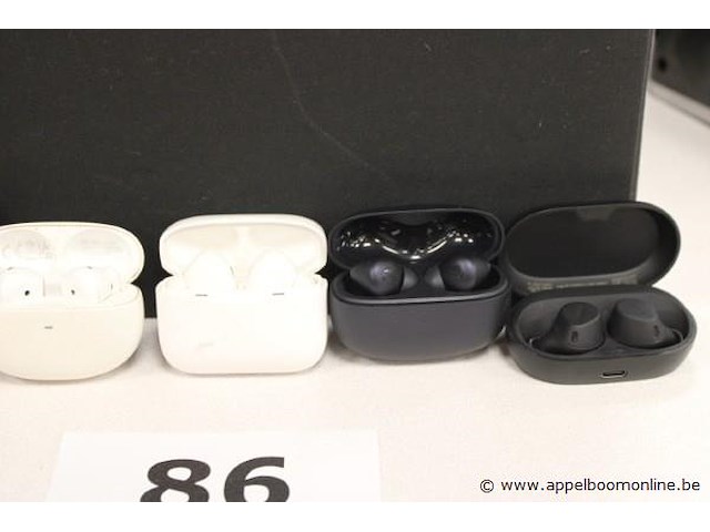 6 div wireless earphones, zonder kabels, werking niet gekend - afbeelding 3 van  3