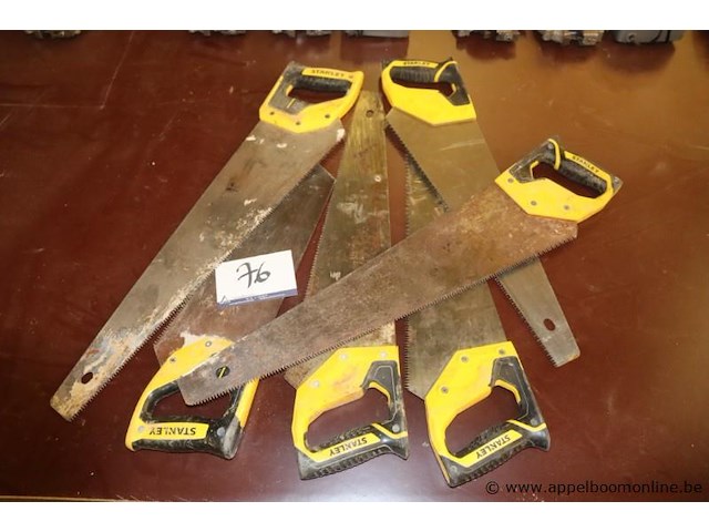 6 diverse handzagen - afbeelding 1 van  1