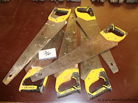 6 diverse handzagen - afbeelding 1 van  1