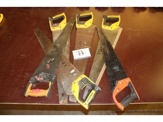 6 diverse handzagen - afbeelding 1 van  1