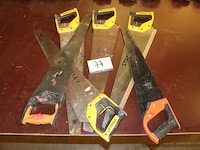 6 diverse handzagen - afbeelding 1 van  1