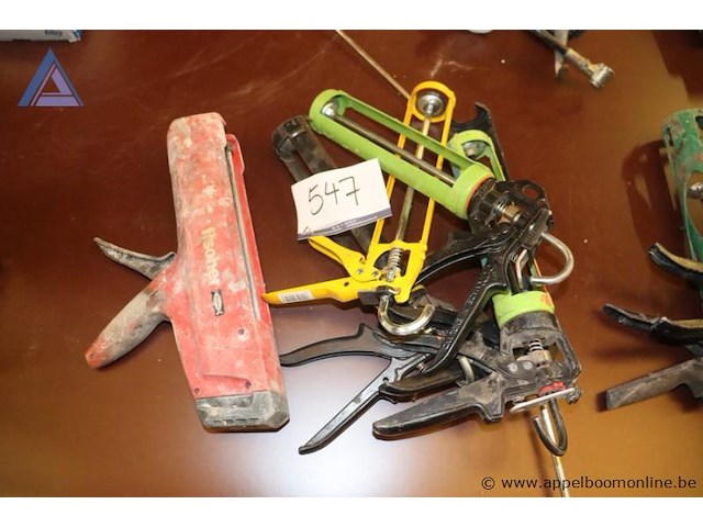 6 diverse kitpistolen - afbeelding 1 van  1