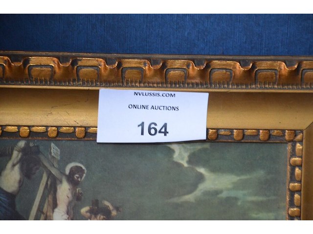 6 diverse kleine schilderijtjes in kader - afbeelding 8 van  8