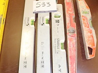 6 diverse waterpassen - afbeelding 1 van  1