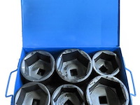 6 dlg zware krachtdoppenset 1" 80-105mm - afbeelding 3 van  3