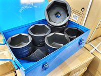 6 dlg zware krachtdoppenset 1" 80-105mm