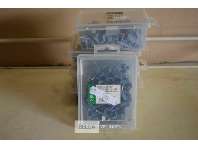 6 doosjes platte kabelklem 100x25183 cho10 - afbeelding 1 van  2