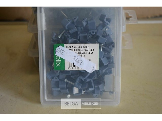 6 doosjes platte kabelklem 100x25183 cho10 - afbeelding 2 van  2