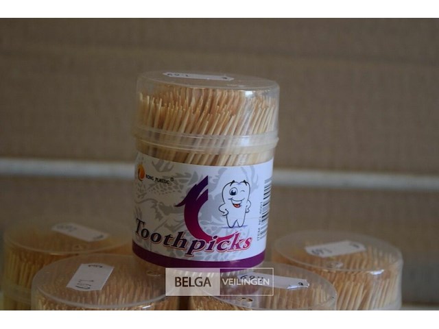 6 doosjes tandenstokers - afbeelding 2 van  2