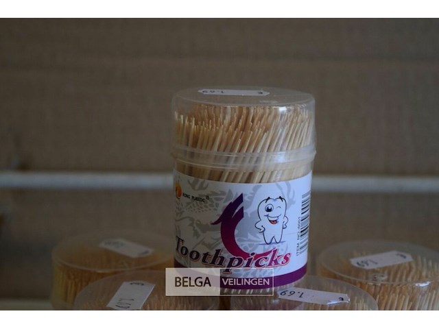 6 doosjes tandenstokers - afbeelding 2 van  2