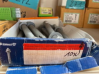 6 dozen bouten; hardhoutschroeven ; binnen zeskantbouten: bevestigingsplaatjes - afbeelding 2 van  8