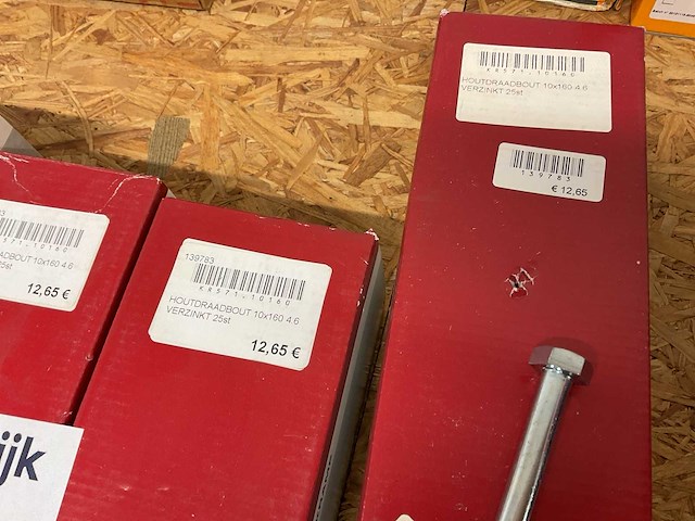 6 dozen hout bouten - afbeelding 8 van  8