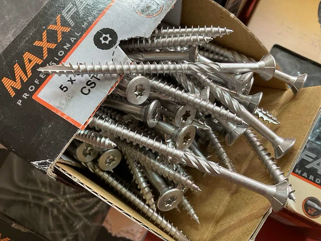 6 dozen hout schroeven deels inox - afbeelding 4 van  6