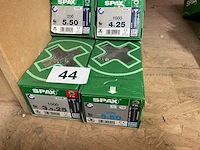 6 dozen hout schroeven deels inox - afbeelding 2 van  6