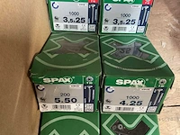 6 dozen hout schroeven deels inox - afbeelding 3 van  6