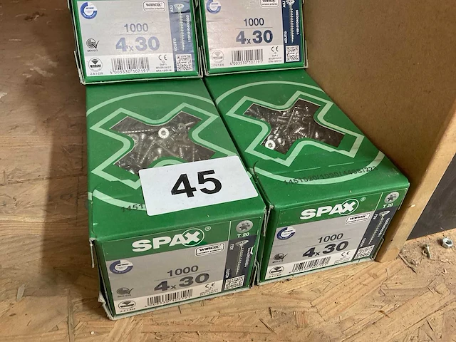 6 dozen hout schroeven deels inox - afbeelding 2 van  6