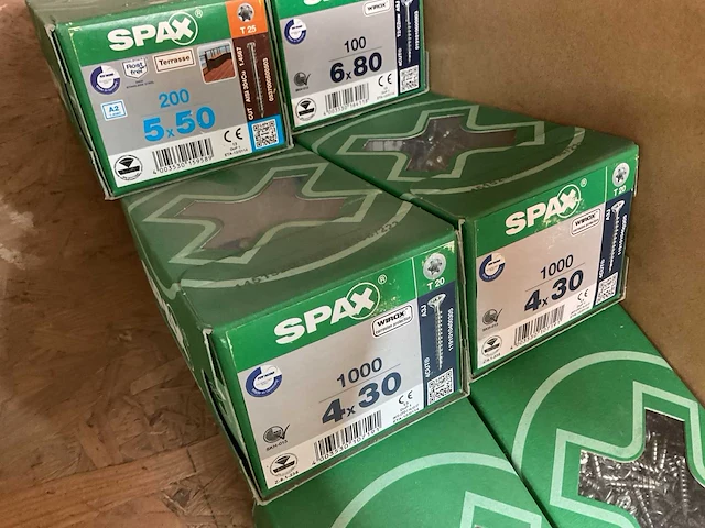 6 dozen hout schroeven deels inox - afbeelding 4 van  6