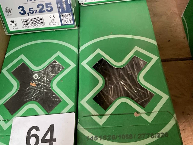 6 dozen hout schroeven - afbeelding 3 van  6