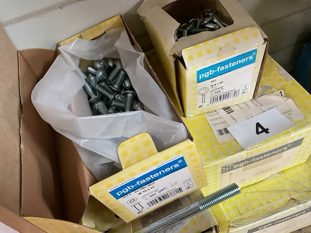 6 dozen houtbouten nagels oogbouten - afbeelding 2 van  6