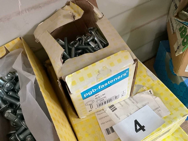 6 dozen houtbouten nagels oogbouten - afbeelding 3 van  6