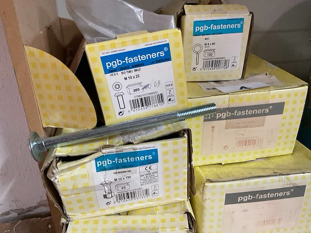 6 dozen houtbouten nagels oogbouten - afbeelding 6 van  6