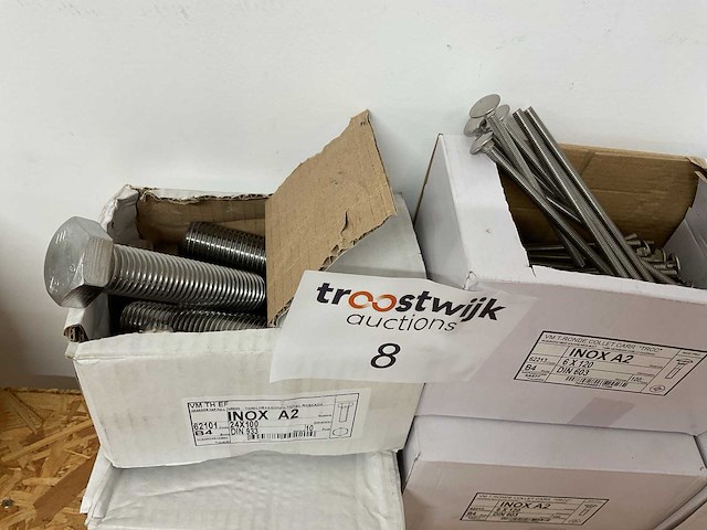 6 dozen inox bouten - afbeelding 2 van  7