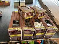 6 dozen inox hardhout schroeven met bits - afbeelding 1 van  7