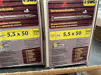 6 dozen inox hardhout schroeven met bits - afbeelding 7 van  7