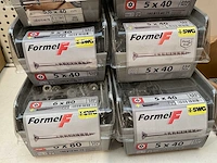 6 dozen inox hout schroeven met bits - afbeelding 5 van  5
