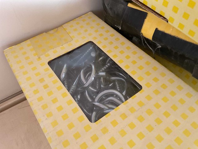 6 dozen roofingnagels; open schroefhaken - afbeelding 3 van  7