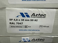 ± 6 dozen schroeven aztex rvs - afbeelding 2 van  2
