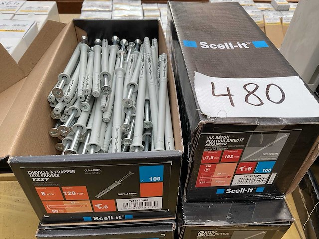 6 dozen slagpluggen en schroeven - afbeelding 2 van  5