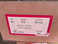 6 dozen sluitringen; houtdraadbouten - afbeelding 2 van  6