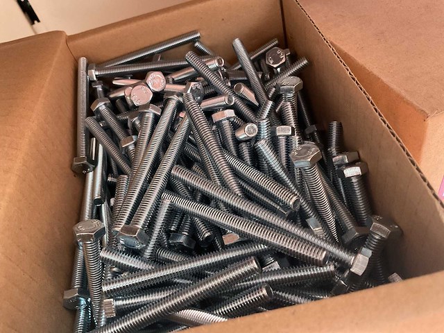 6 dozen sluitringen; houtdraadbouten - afbeelding 4 van  6
