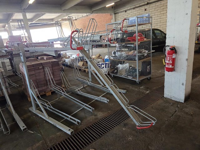 6 dubbellaagse fietsenrek - afbeelding 6 van  9