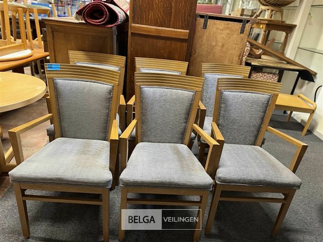 6 eetkamerstoelen - afbeelding 1 van  3