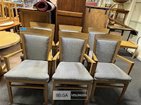 6 eetkamerstoelen - afbeelding 1 van  3