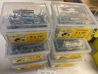 6 emmers hout schroeven met bitsen en magneet houder - afbeelding 3 van  5