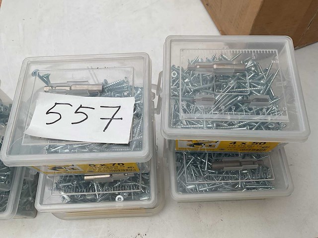 6 emmers hout schroeven met bitsen en magneet houder - afbeelding 4 van  6