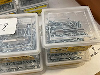 6 emmers hout schroeven met bitsen en magneet houder - afbeelding 3 van  4