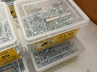 6 emmers hout schroeven met bitsen en magneet houder - afbeelding 4 van  4