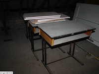 6 enkele vintage lessenaars - afbeelding 2 van  3