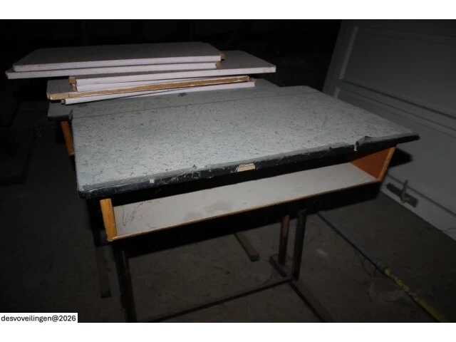 6 enkele vintage lessenaars - afbeelding 3 van  3
