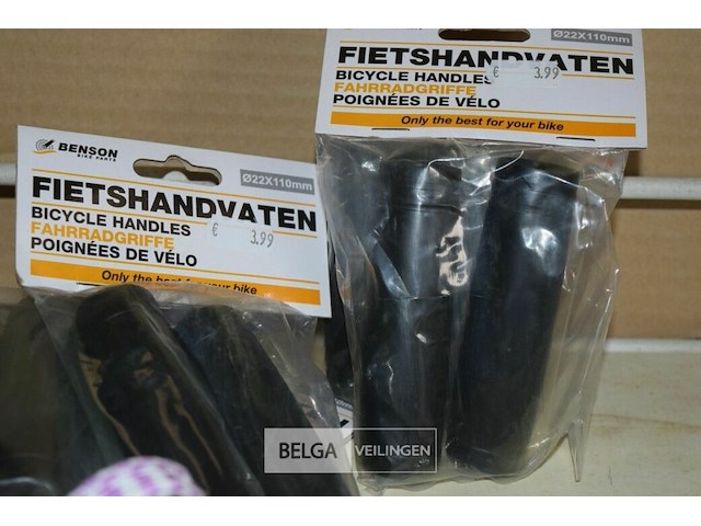 6 fietshandvaten en 2 snelbinders - afbeelding 2 van  2