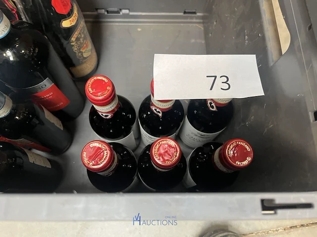 6 flesjes rode wijn cafaggiio - afbeelding 4 van  4
