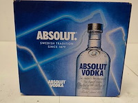 6 flessen absolut vodka 40,00% 70cl - afbeelding 4 van  6