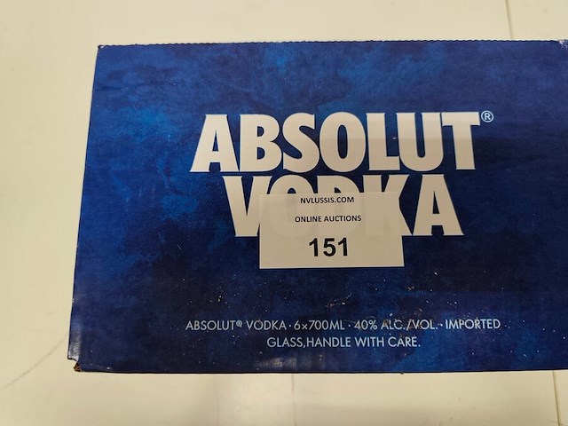 6 flessen absolut vodka 40,00% 70cl - afbeelding 5 van  6