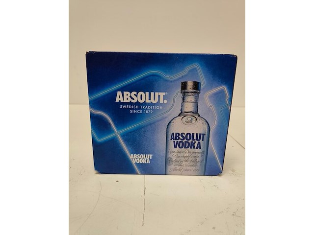 6 flessen absolut vodka 70cl - afbeelding 4 van  6