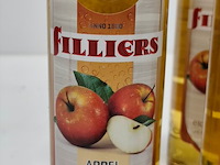 6 flessen appel jenever filliers 20,00% 70cl, 1 flesje vodka eristoff 37,50% 20cl - afbeelding 3 van  6