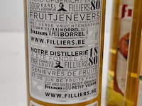 6 flessen appel jenever filliers 20,00% 70cl, 1 flesje vodka eristoff 37,50% 20cl - afbeelding 4 van  6